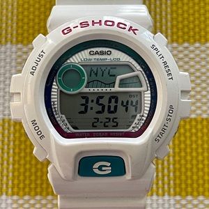 Women’s White Casio G-Shock Watch The 6900 Glide